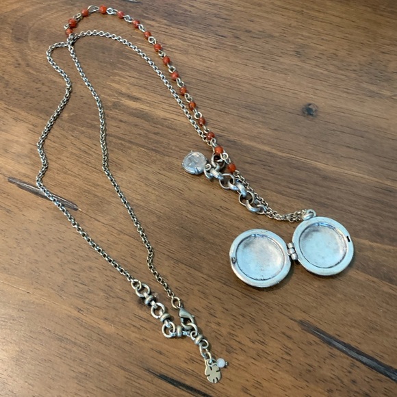 Lucky Brand silver-toned locket hamsa hand Necklace - Picture 4 of 4